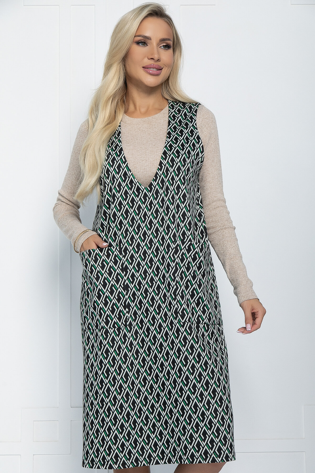 

Сарафан женский LT Collection Каролинн разноцветный 48 RU, Каролинн
