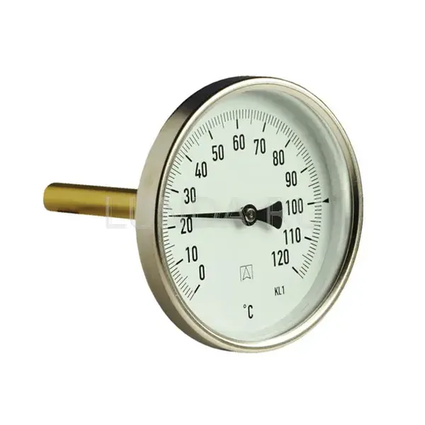 Термометр биметаллический WATTS F+R801 OR (TAS) 0-120°C 42мм с погружной гильзой