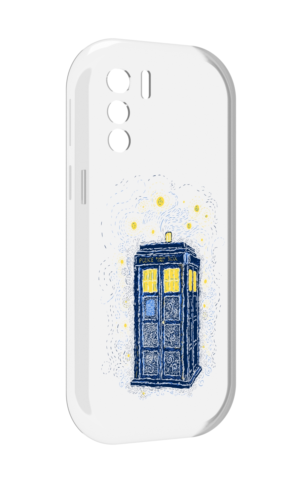 

Чехол MyPads будка рисунок для UleFone Note 13P, Прозрачный, Tocco