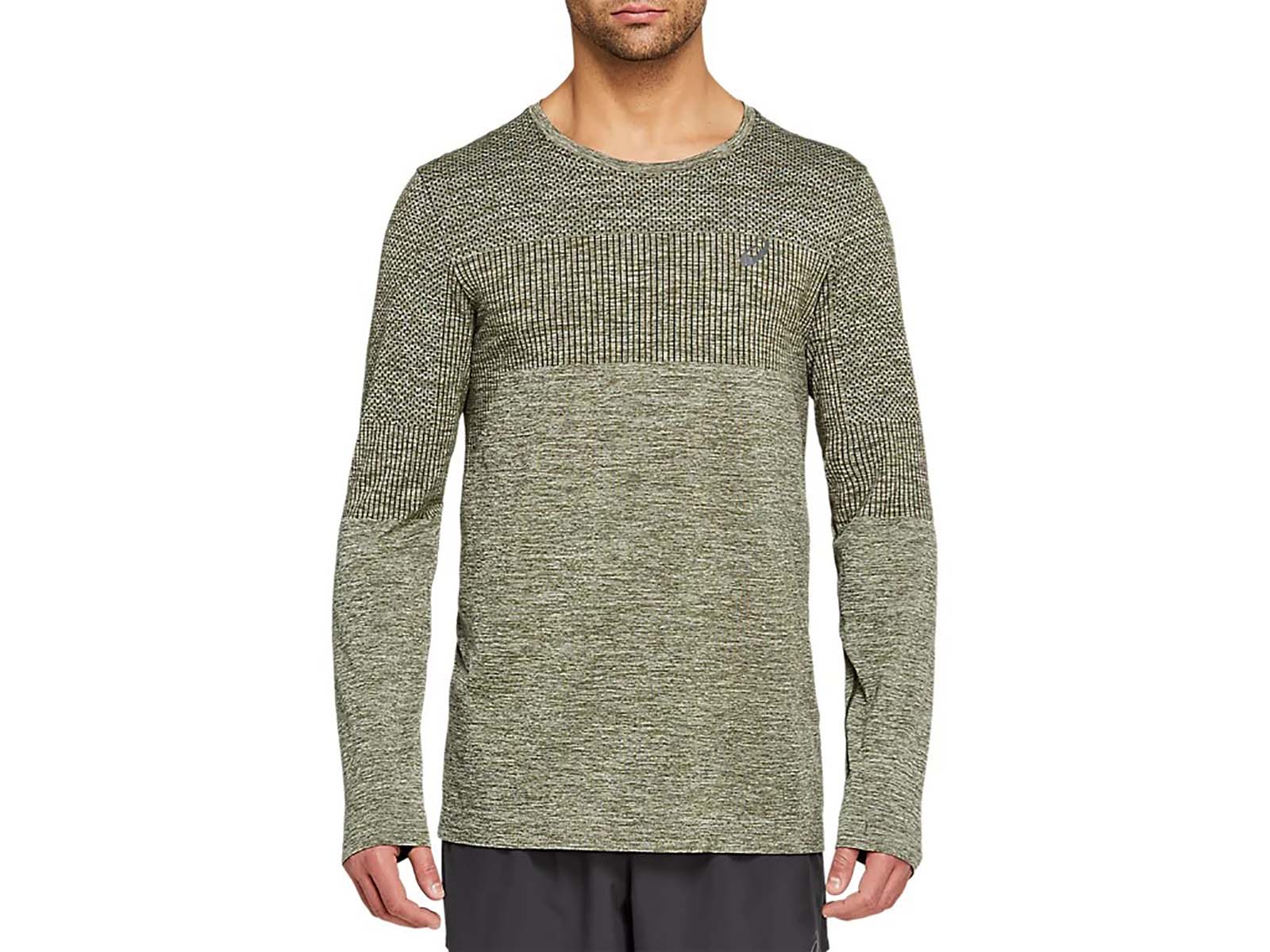 фото Лонгслив мужской race seamless ls under armour хаки m