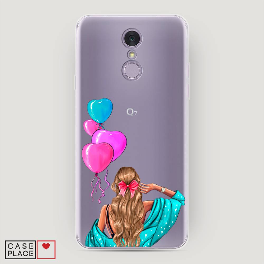 

Чехол Awog на LG Q7 (Plus, Alpha) "День Рождения", Голубой;розовый;бежевый, 83550-7