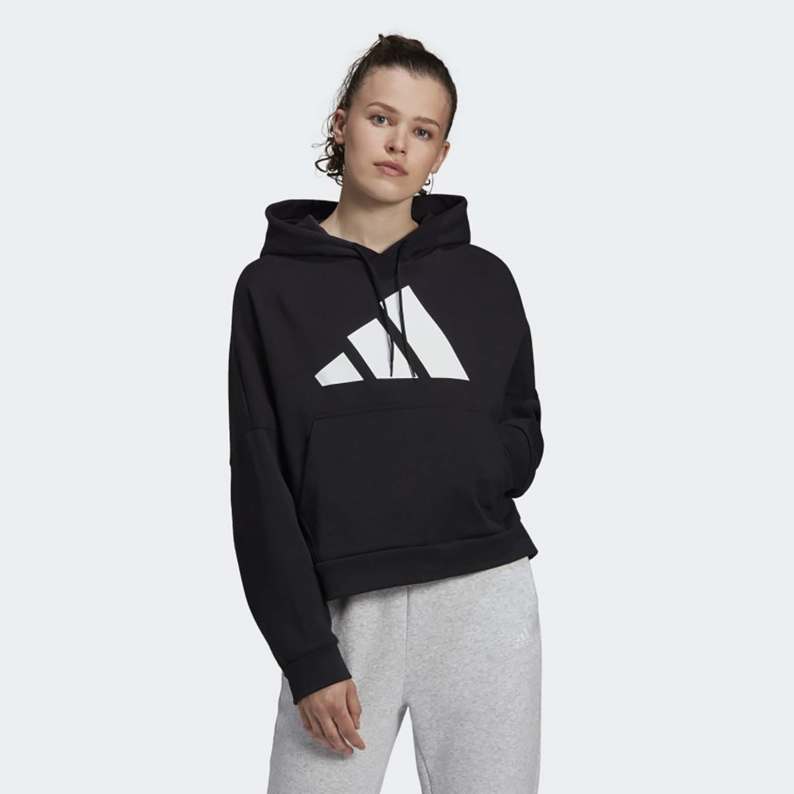 фото Толстовка женская adidas w ur hoodie черная l