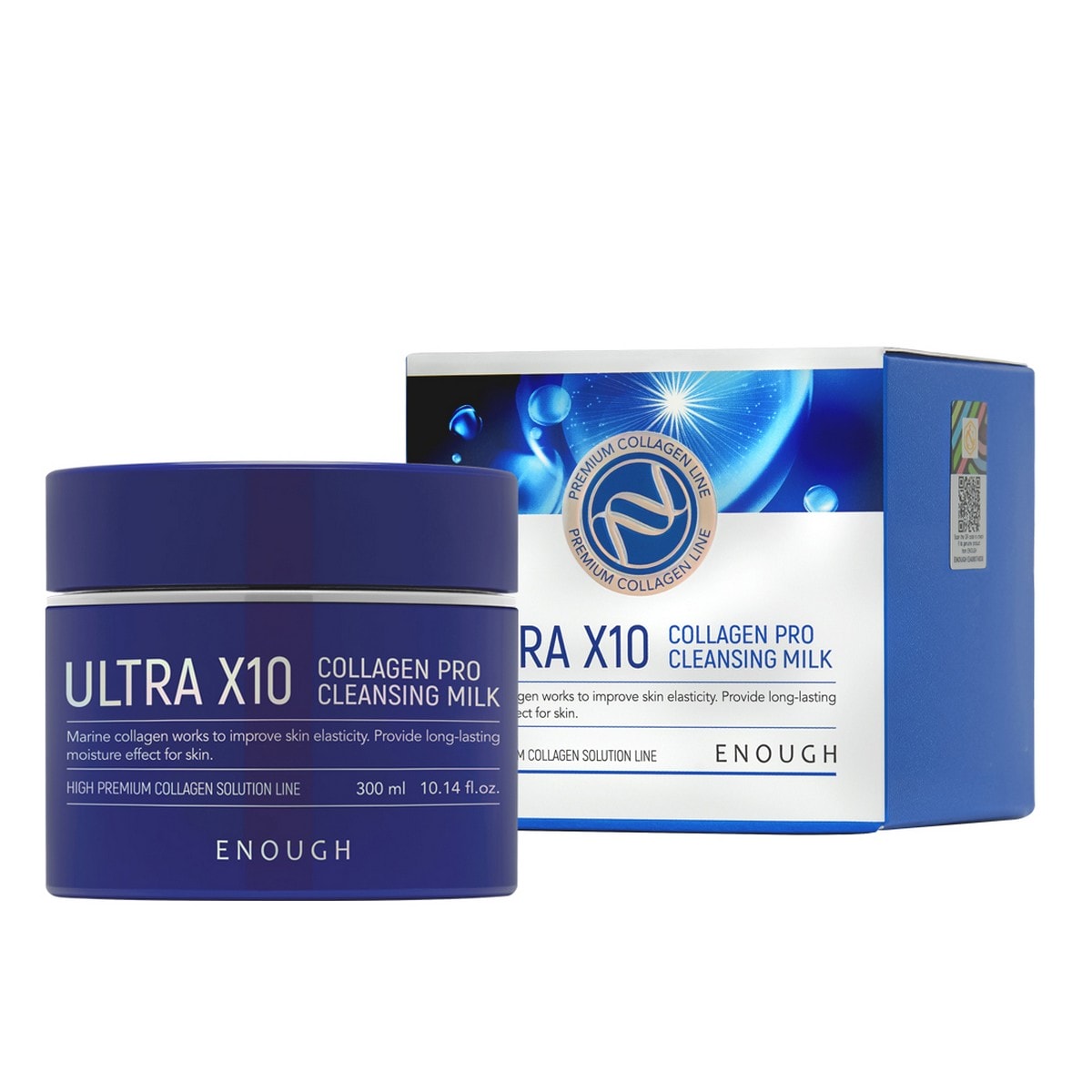 Молочко для лица ENOUGH очищающее с коллагеном Ultra X10 Collagen Cleansing Milk