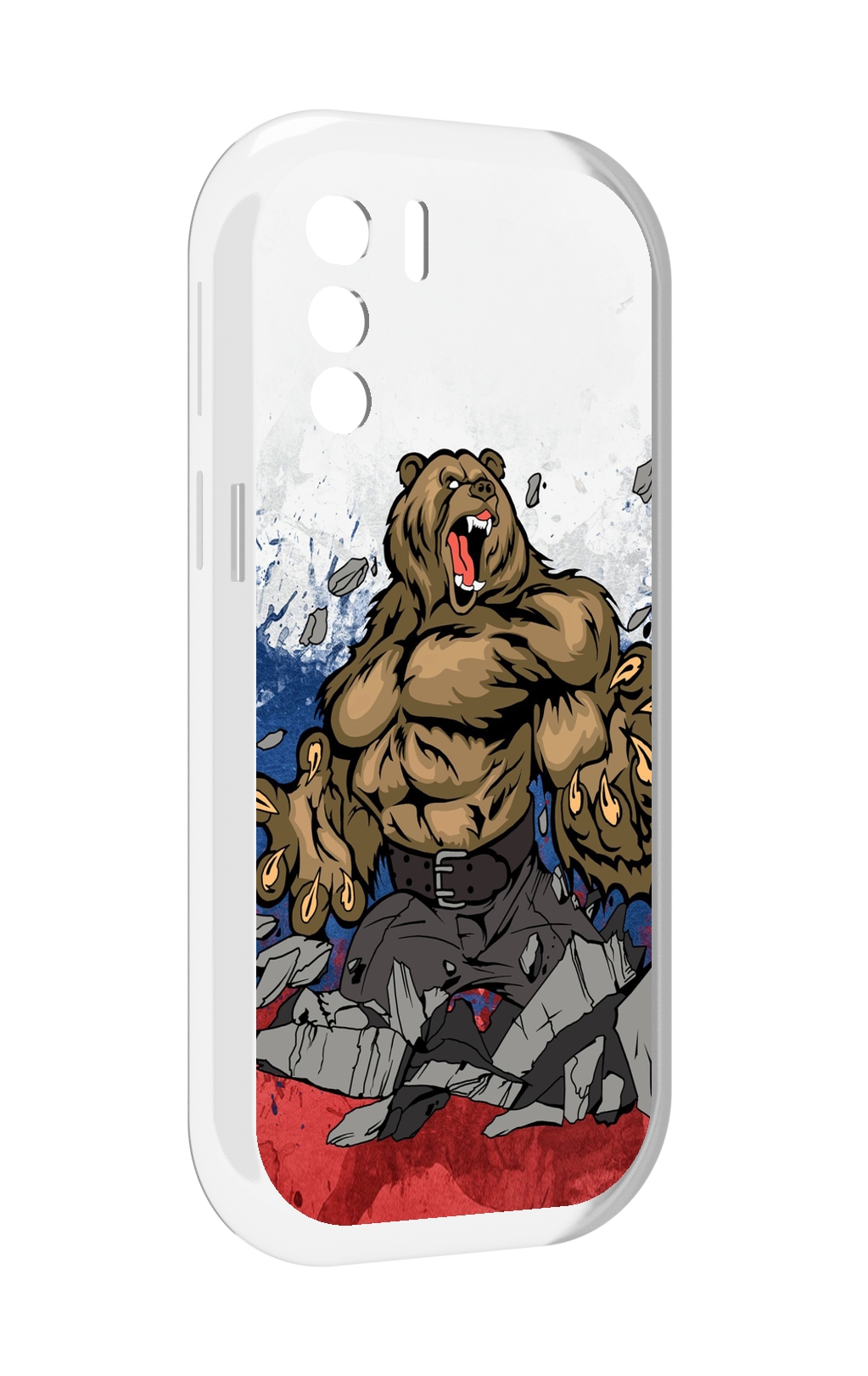 

Чехол MyPads медведь защитник родины для UleFone Note 13P, Прозрачный, Tocco