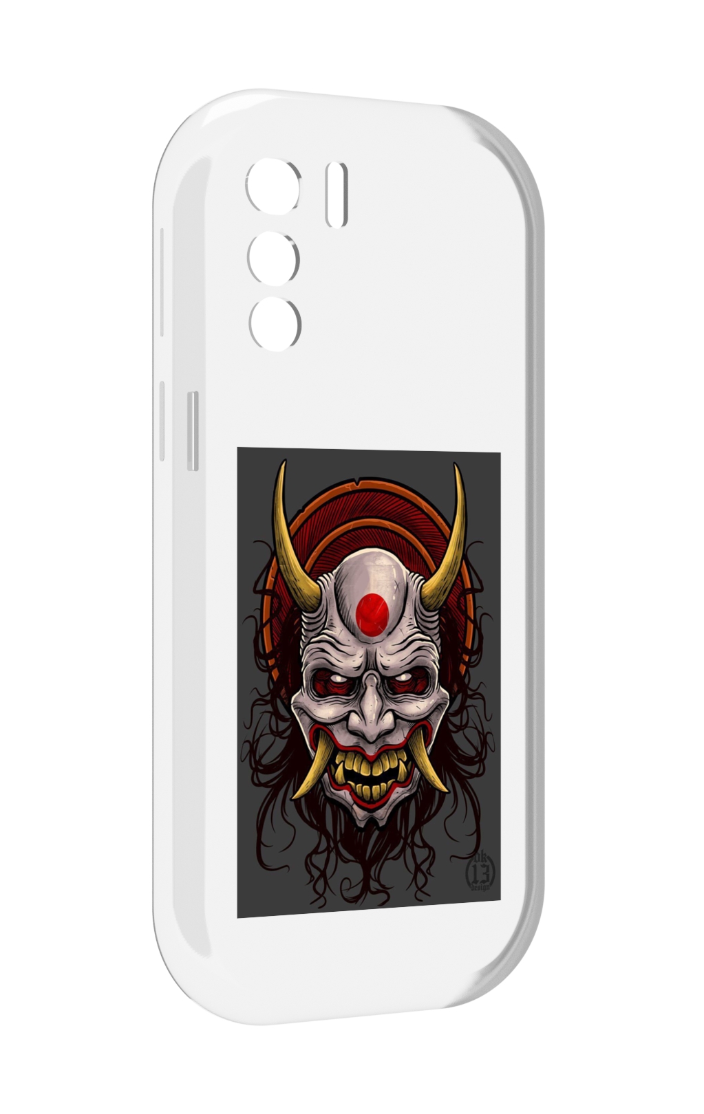 

Чехол MyPads маска с клыками и рогами для UleFone Note 13P, Прозрачный, Tocco