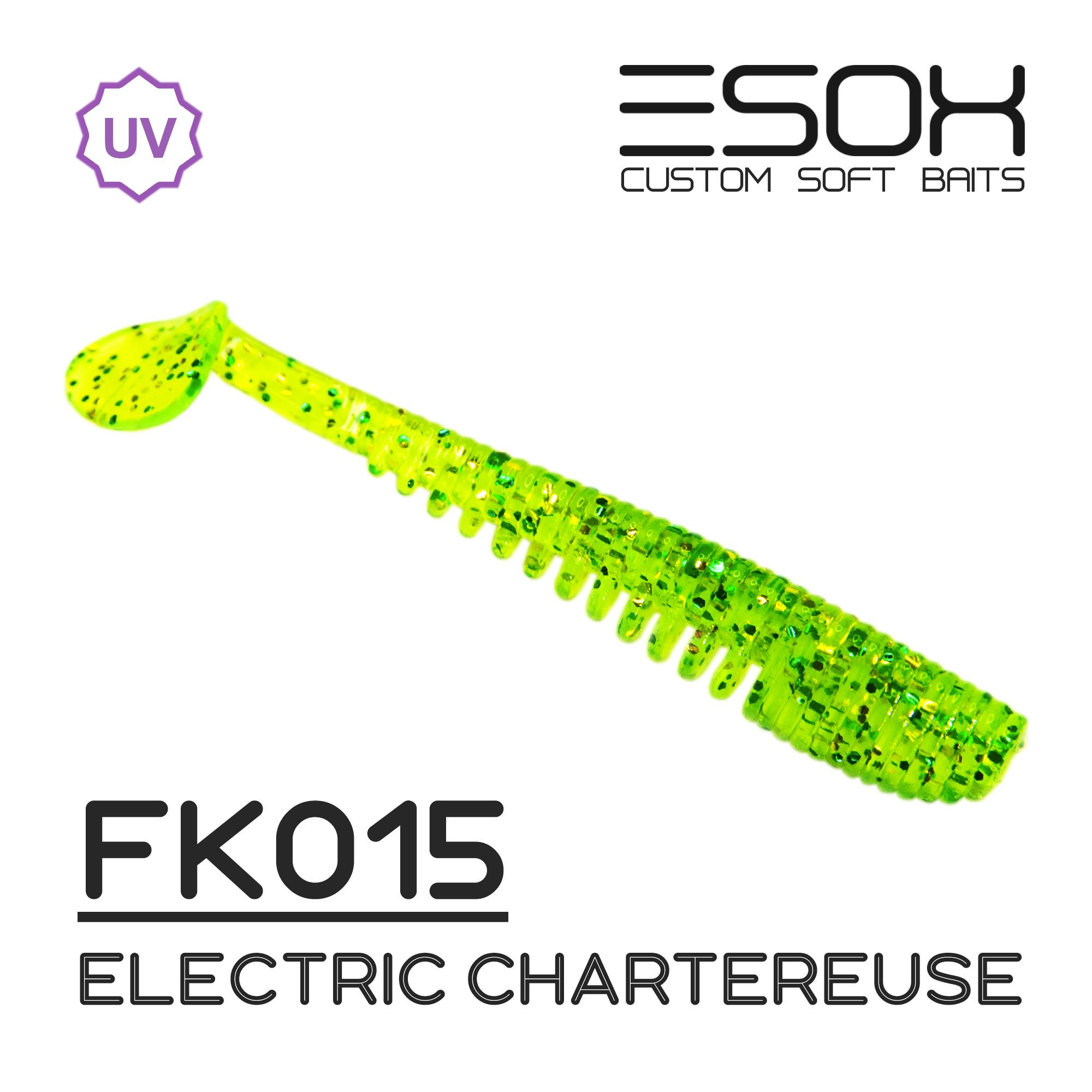 

Силиконовая приманка Esox Awanura 63 мм цвет fk015 Electric Chartreuse 8 шт, Разноцветный, Awanura