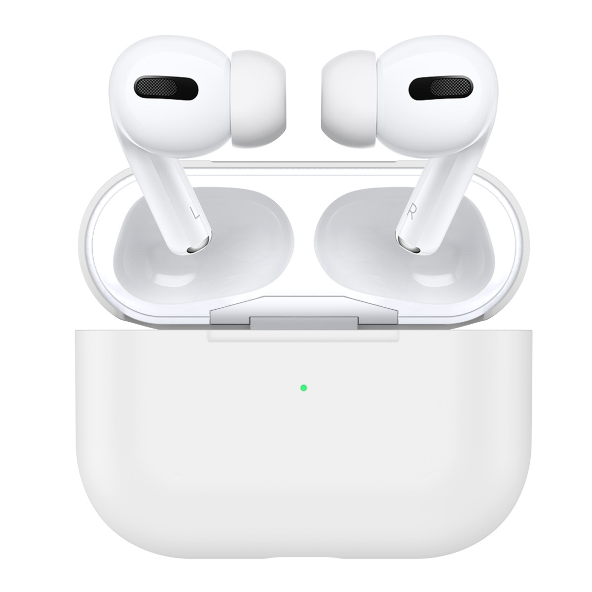 

Чехол силиконовый для Airpods Pro (7), белый камень, A+