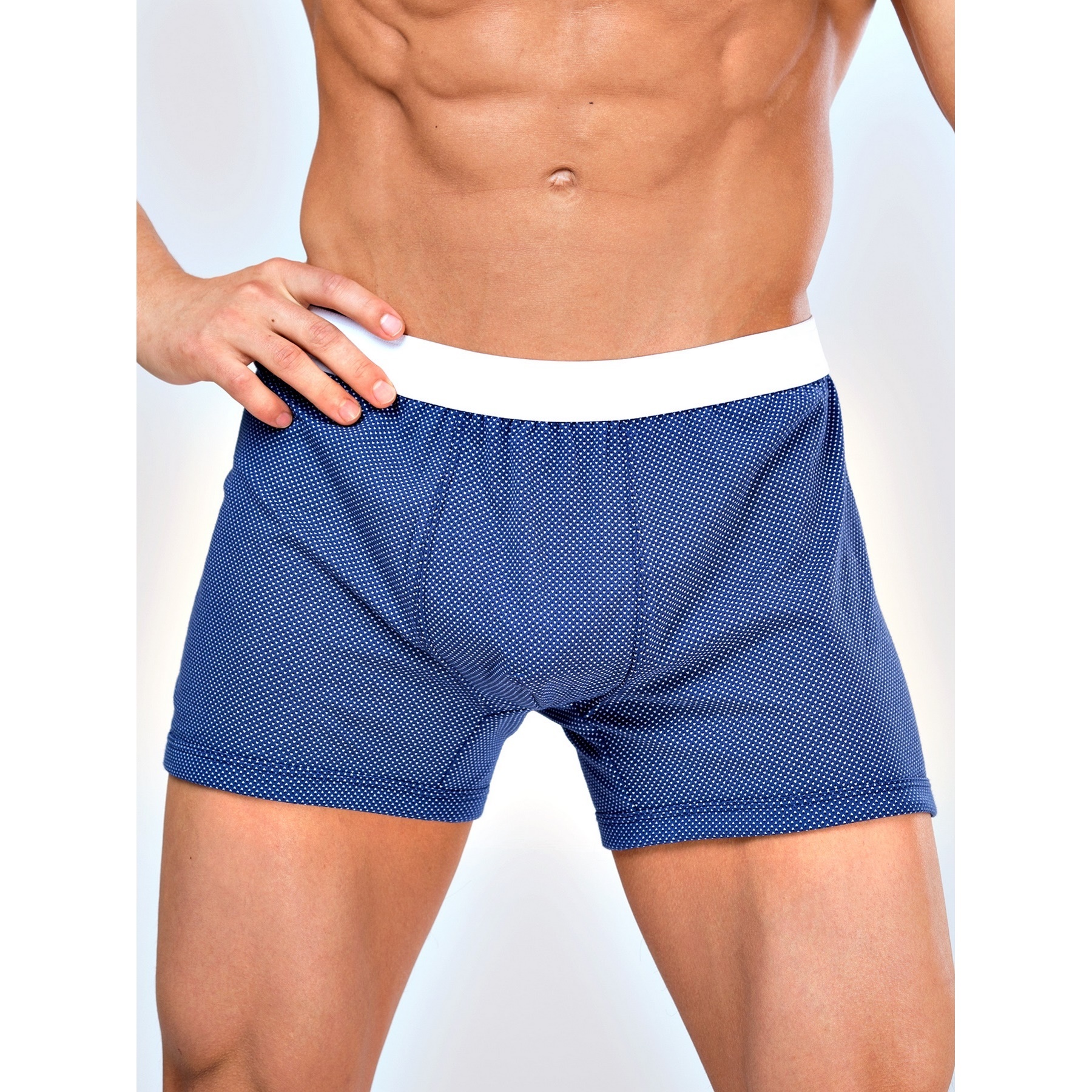 

Трусы мужские Opium R113 синие XL, Синий, R113