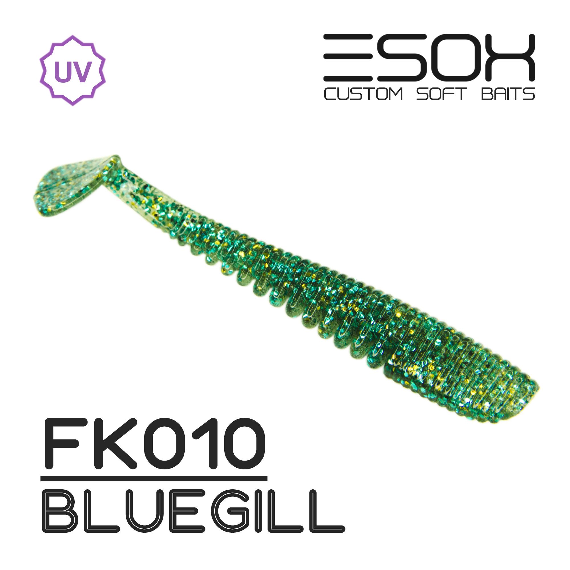 

Силиконовая приманка Esox Awanura 76 мм цвет fk010 Bluegill 7 шт, Разноцветный, Awanura