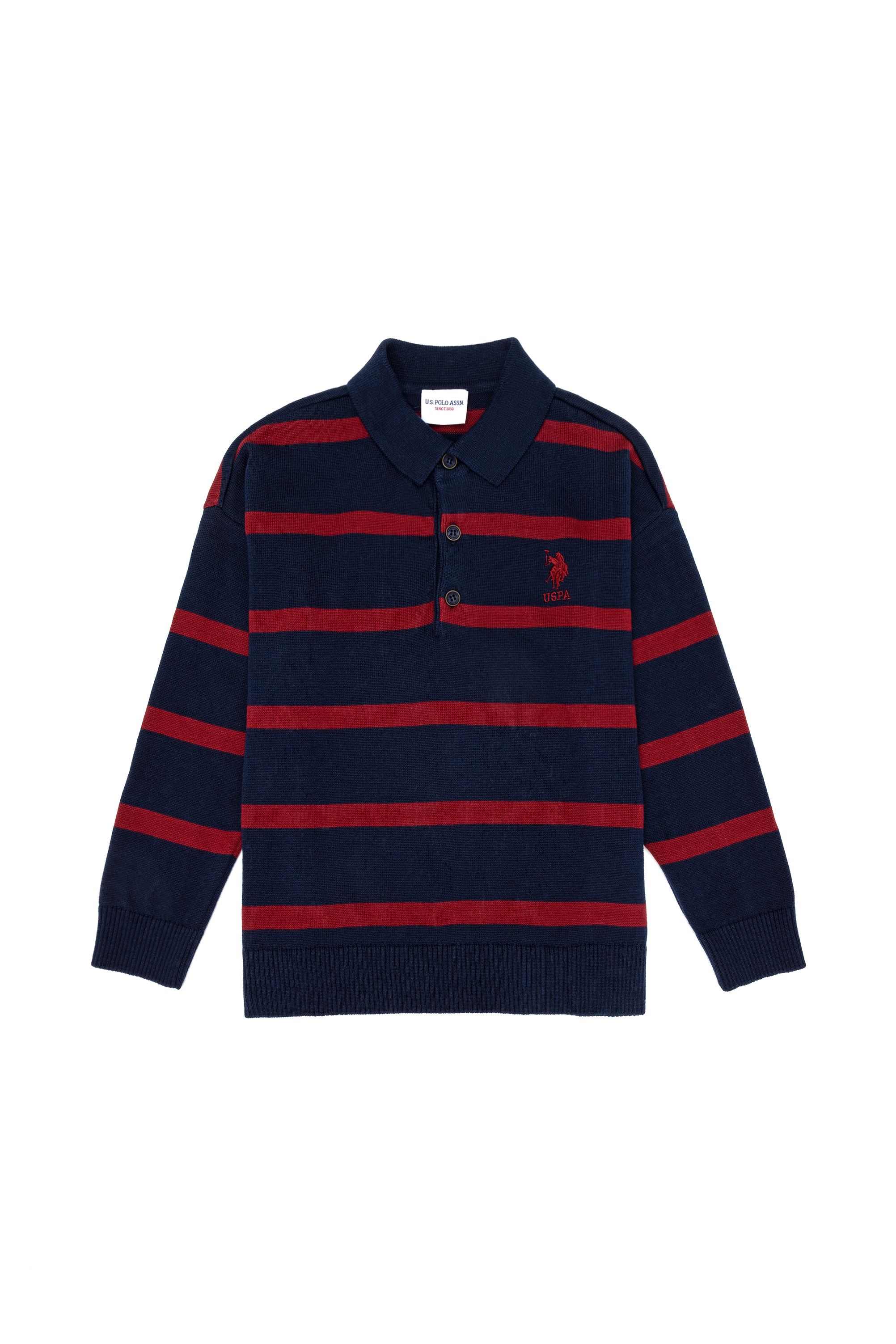 Джемпер детский US Polo Assn G083SZ0TK0BAMBUKIDS, темно-синий, 98