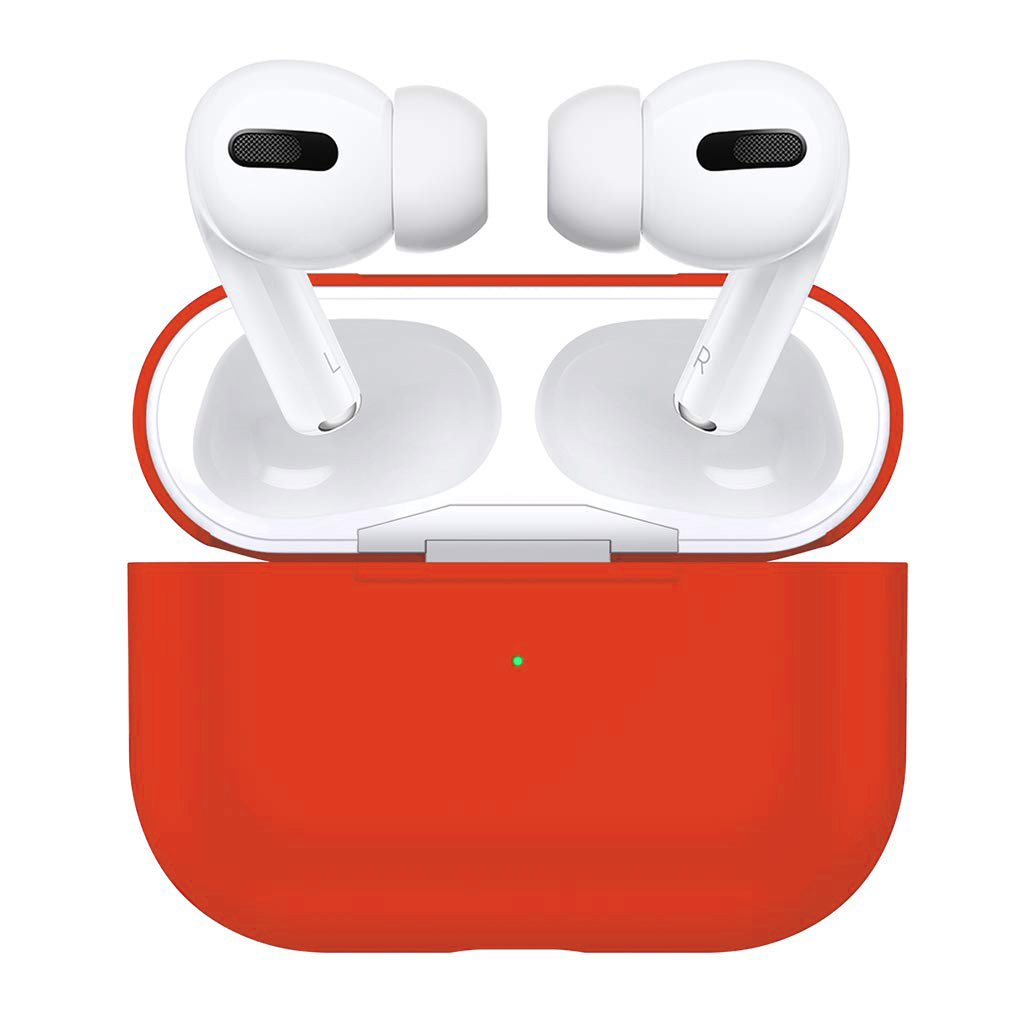 

Чехол силиконовый для Airpods Pro (2), красный арбуз, A+