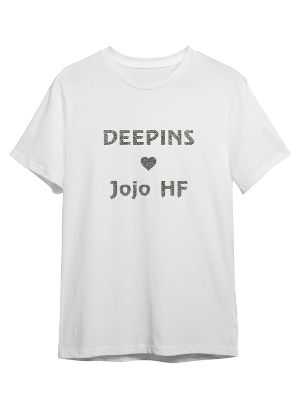 фото Футболка унисекс сувенирshop "deepins / дипенс / жожо / jojohf" 2 белая xl (50-52)