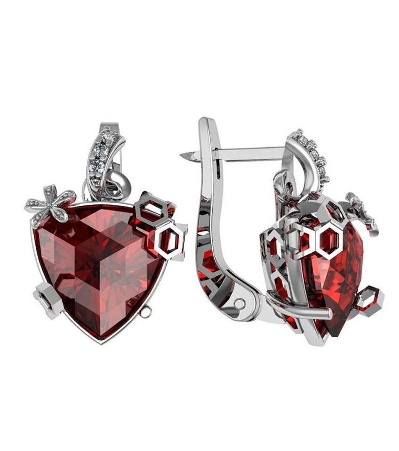 

Серьги из серебра с алпанитом ПРИВОЛЖСКИЙ ЮВЕЛИР 361672-FA11FA49, 361672-FA11FA49