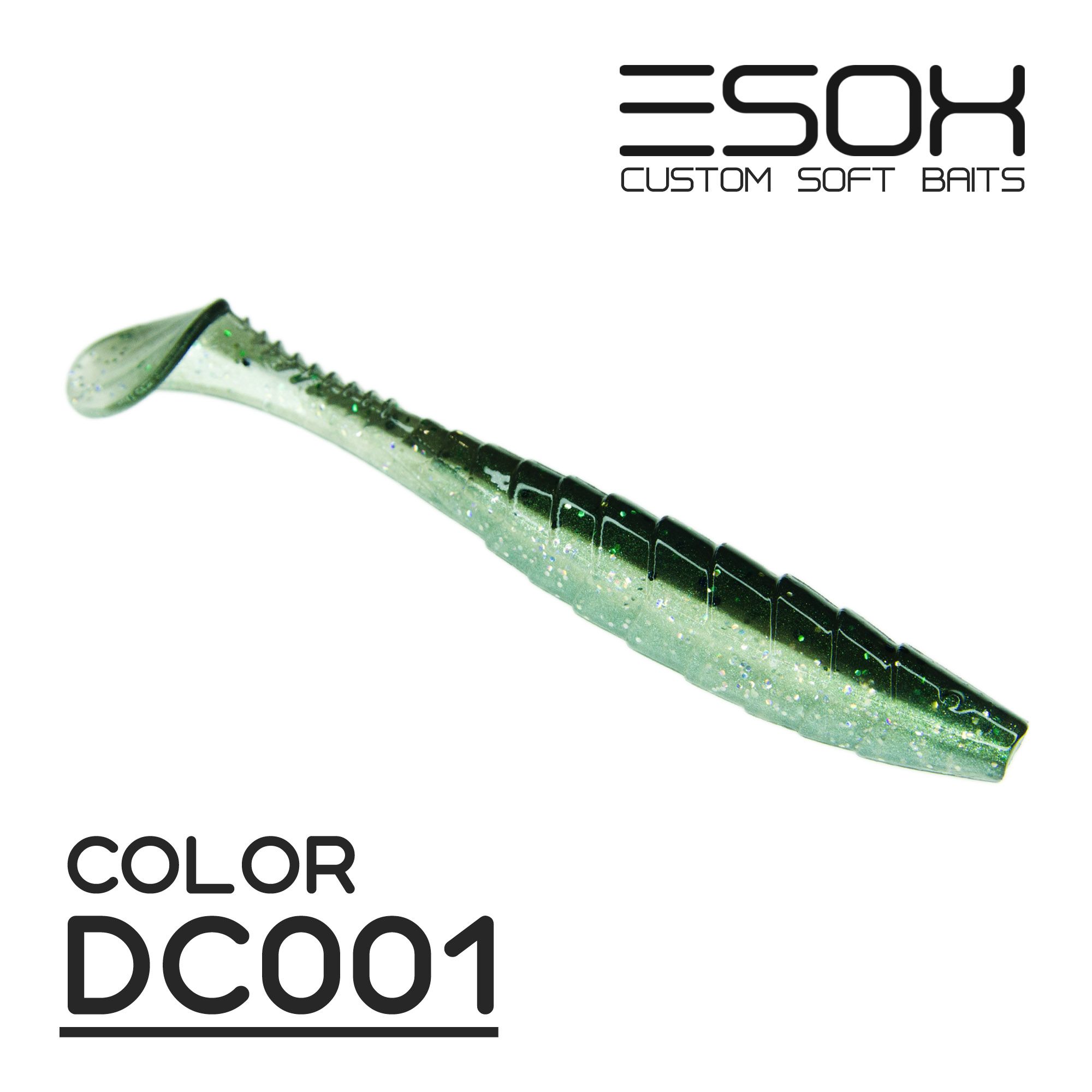 

Силиконовая приманка Esox Gekasa 102 мм цвет dc001 5 шт, Разноцветный, Gekasa