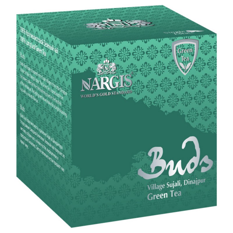 Чай зеленый Nargis Single Estate Buds, листовой, 100 г