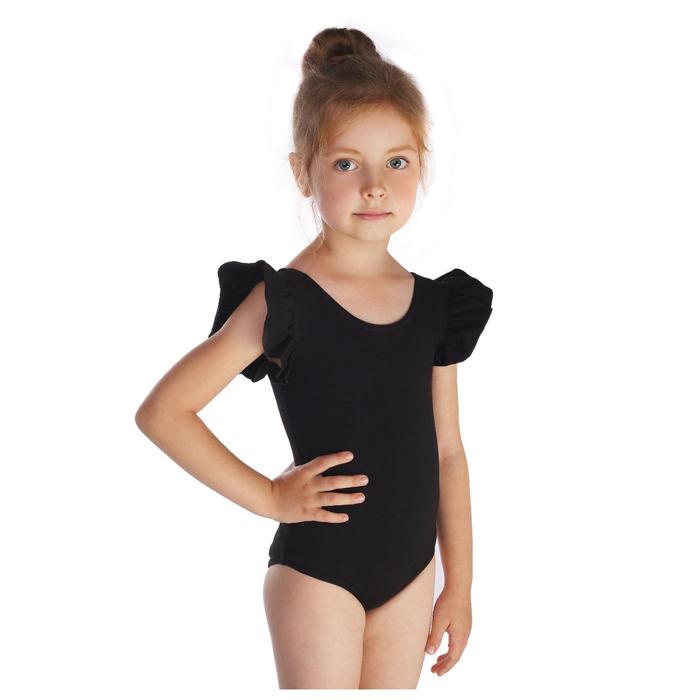 

Купальник гимнастический детский Grace Dance 379510 цв. черный р. 104, 379510
