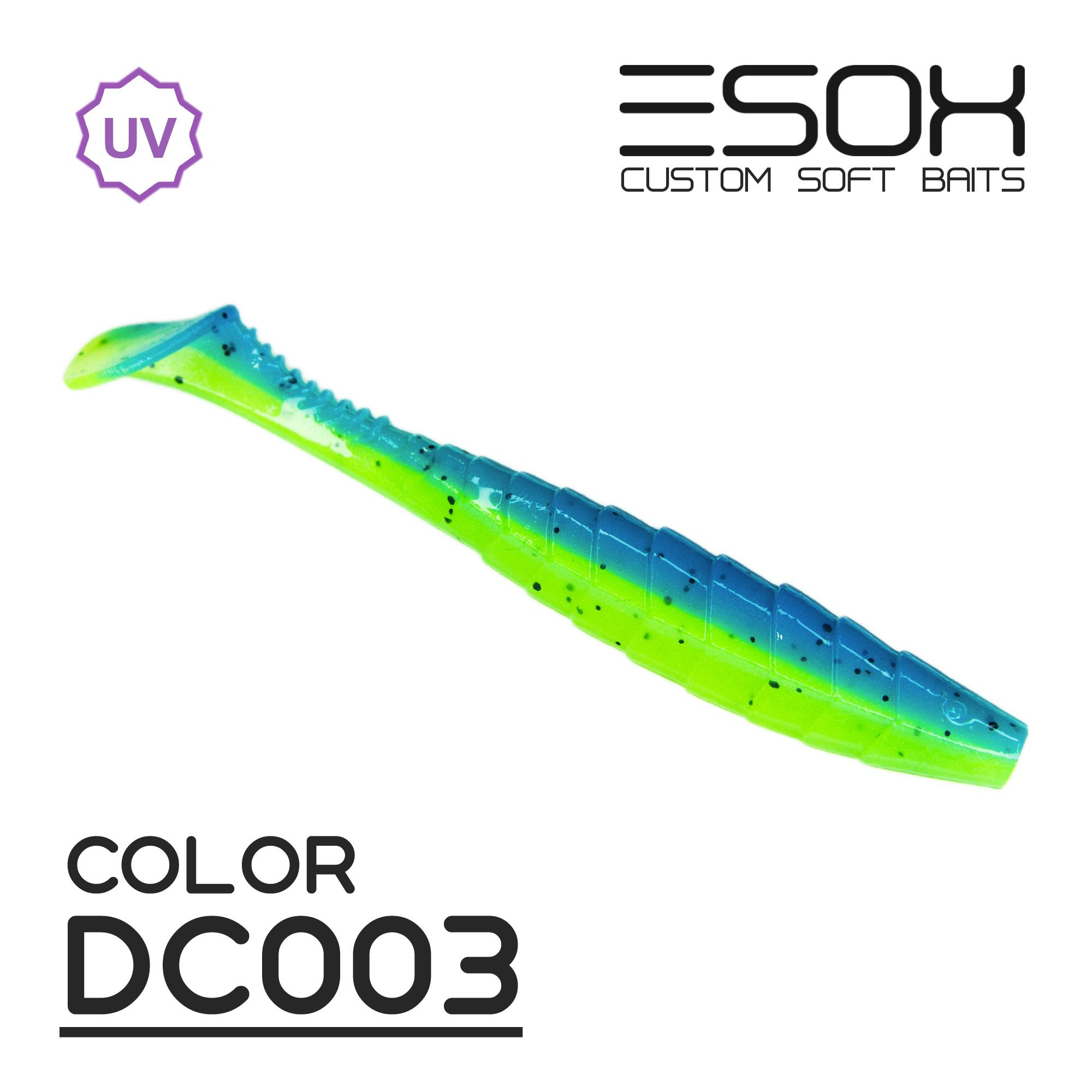 

Силиконовая приманка Esox Gekasa 102 мм цвет dc003 5 шт, Разноцветный, Gekasa