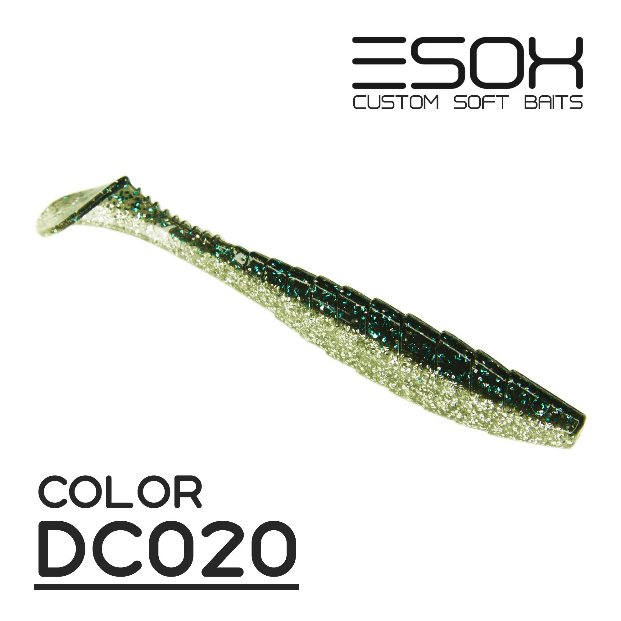 

Силиконовая приманка Esox Gekasa 102 мм цвет dc020 5 шт, Разноцветный, Gekasa