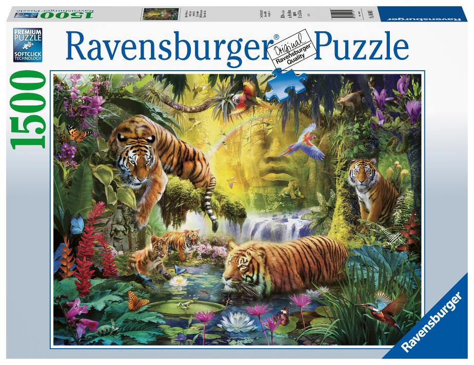 фото Пазл ravensburger идиллия у водопоя 1500эл