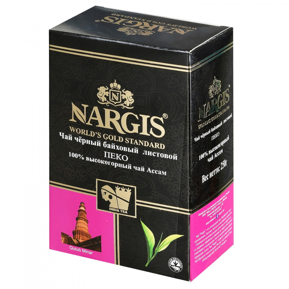 Чай черный Nargis Assam Pekoe, листовой, 250 г