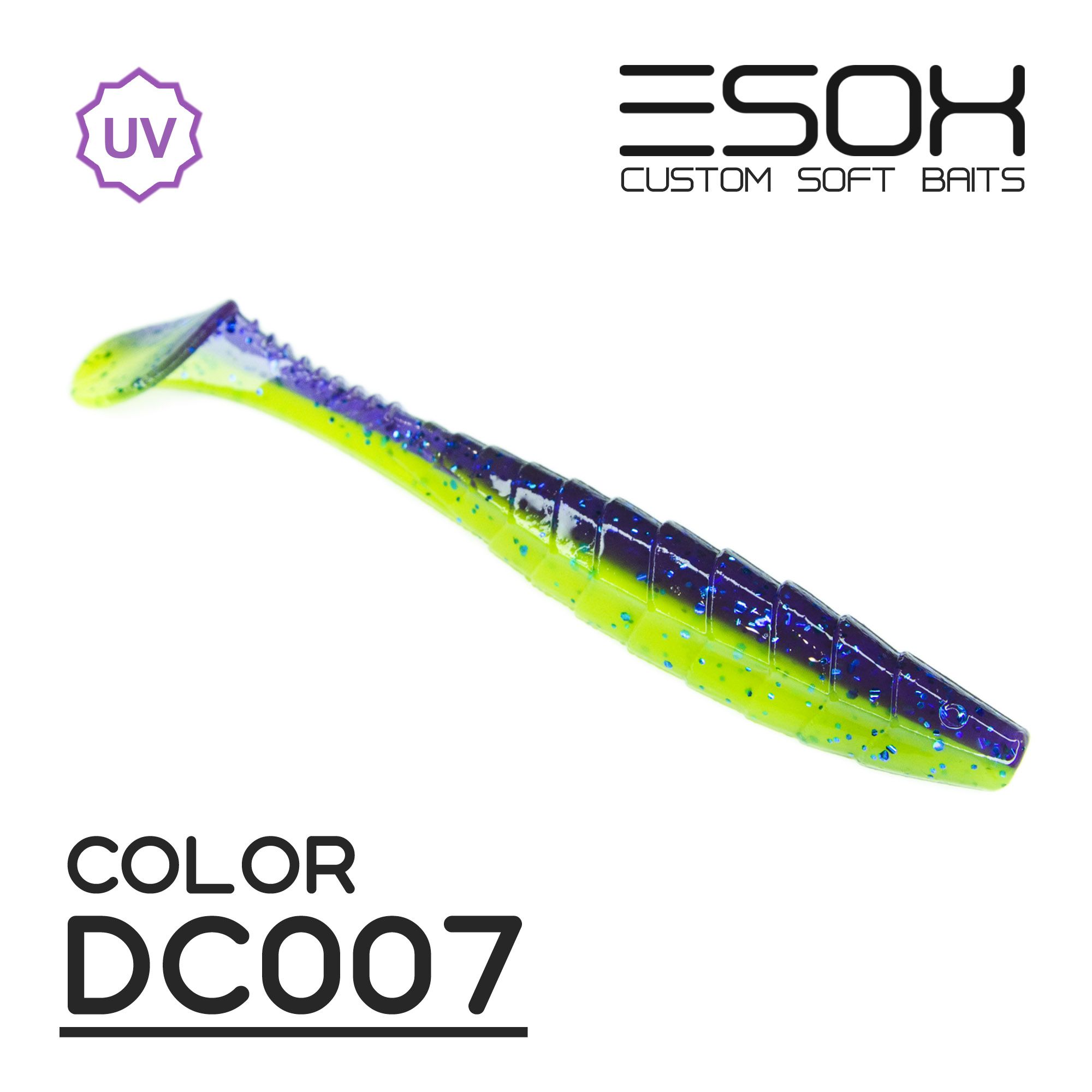 

Силиконовая приманка Esox Gekasa 102 мм цвет dc007 5 шт, Разноцветный, Gekasa