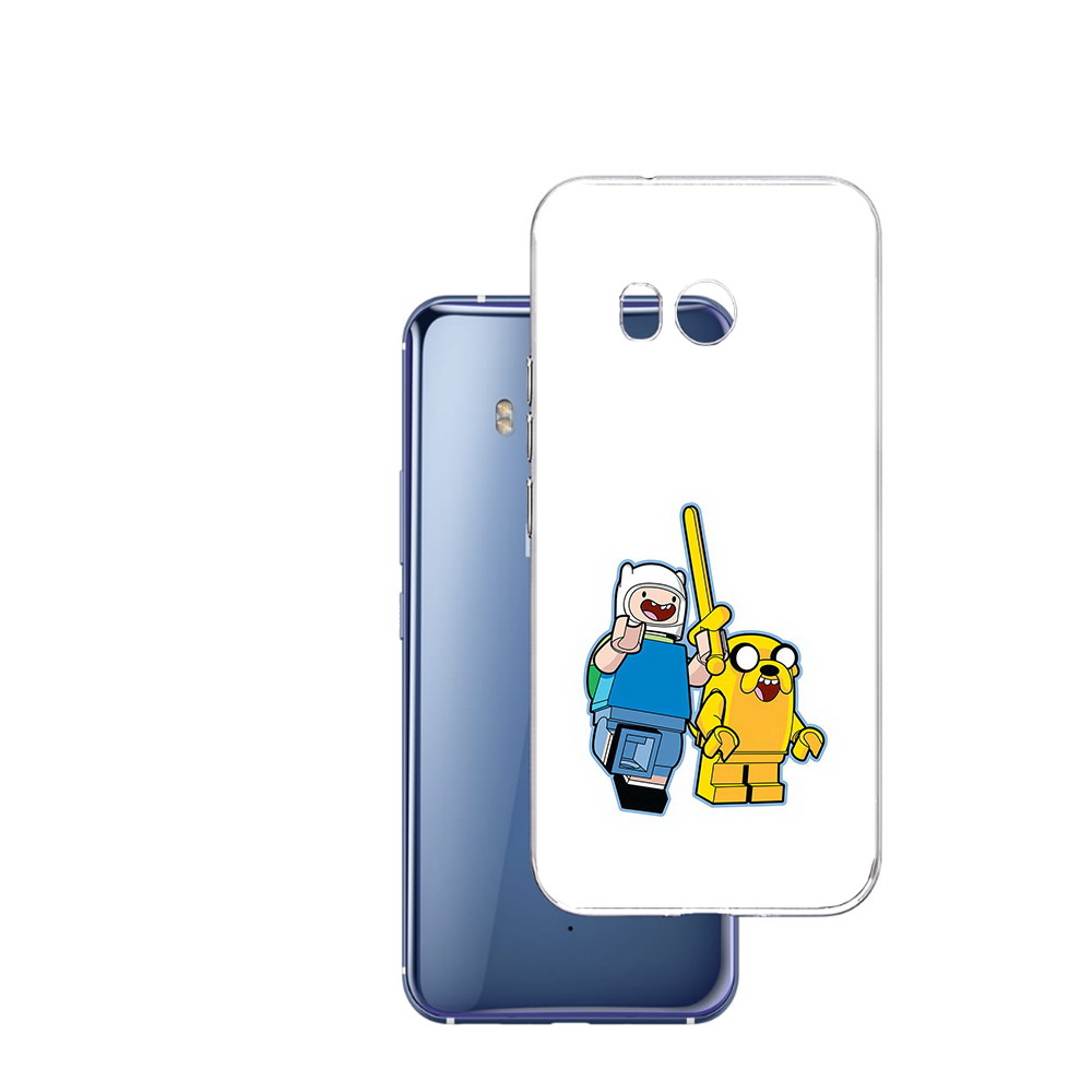 

Чехол MyPads Tocco для HTC U11 время приключений лего, Прозрачный, Tocco