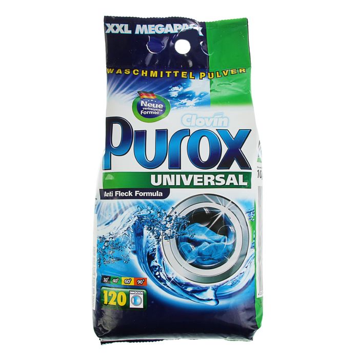 фото Стиральный порошок purox universal, универсальный, 10 кг