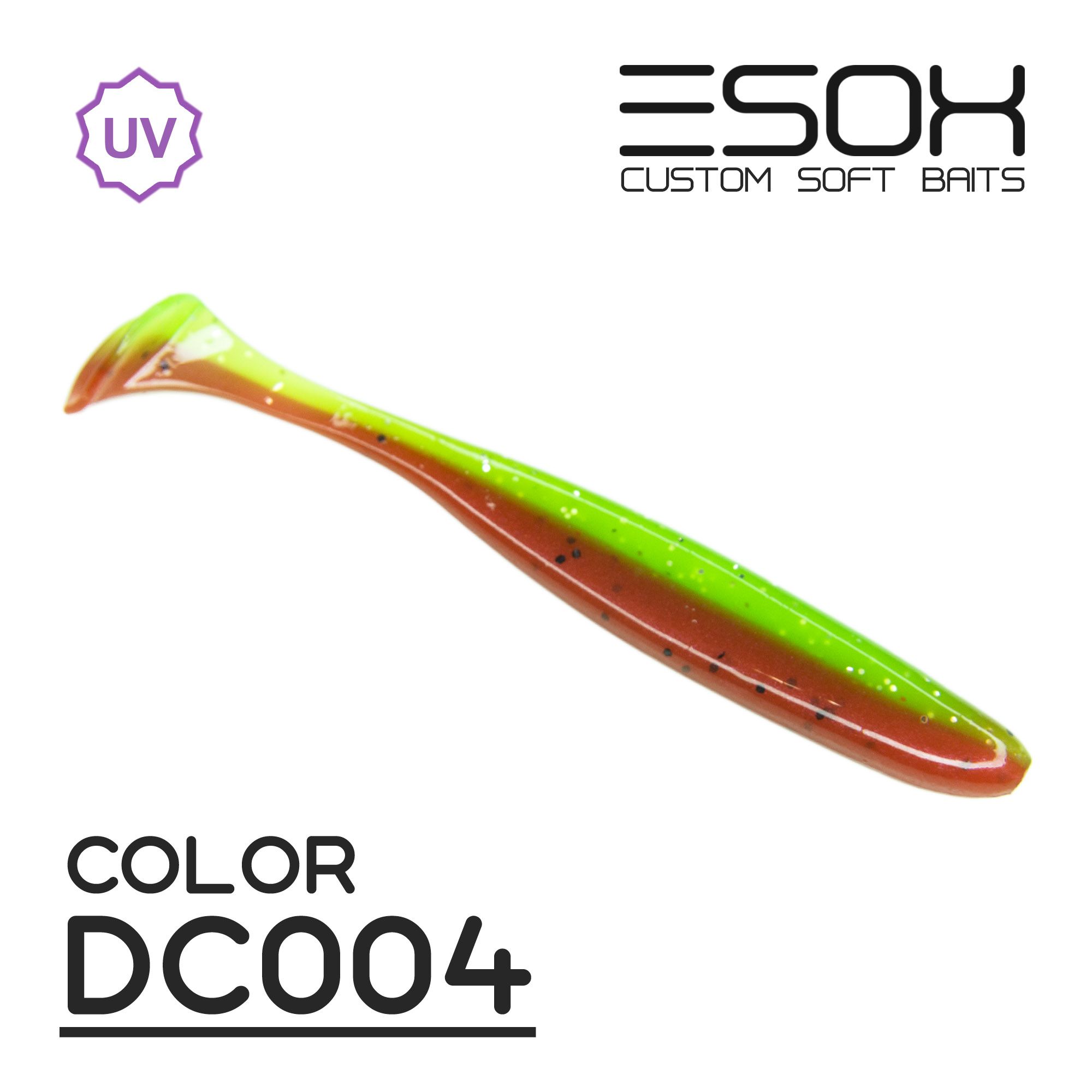 

Силиконовая приманка Esox Sheasy 112 мм цвет dc004 4 шт, Разноцветный, Sheasy