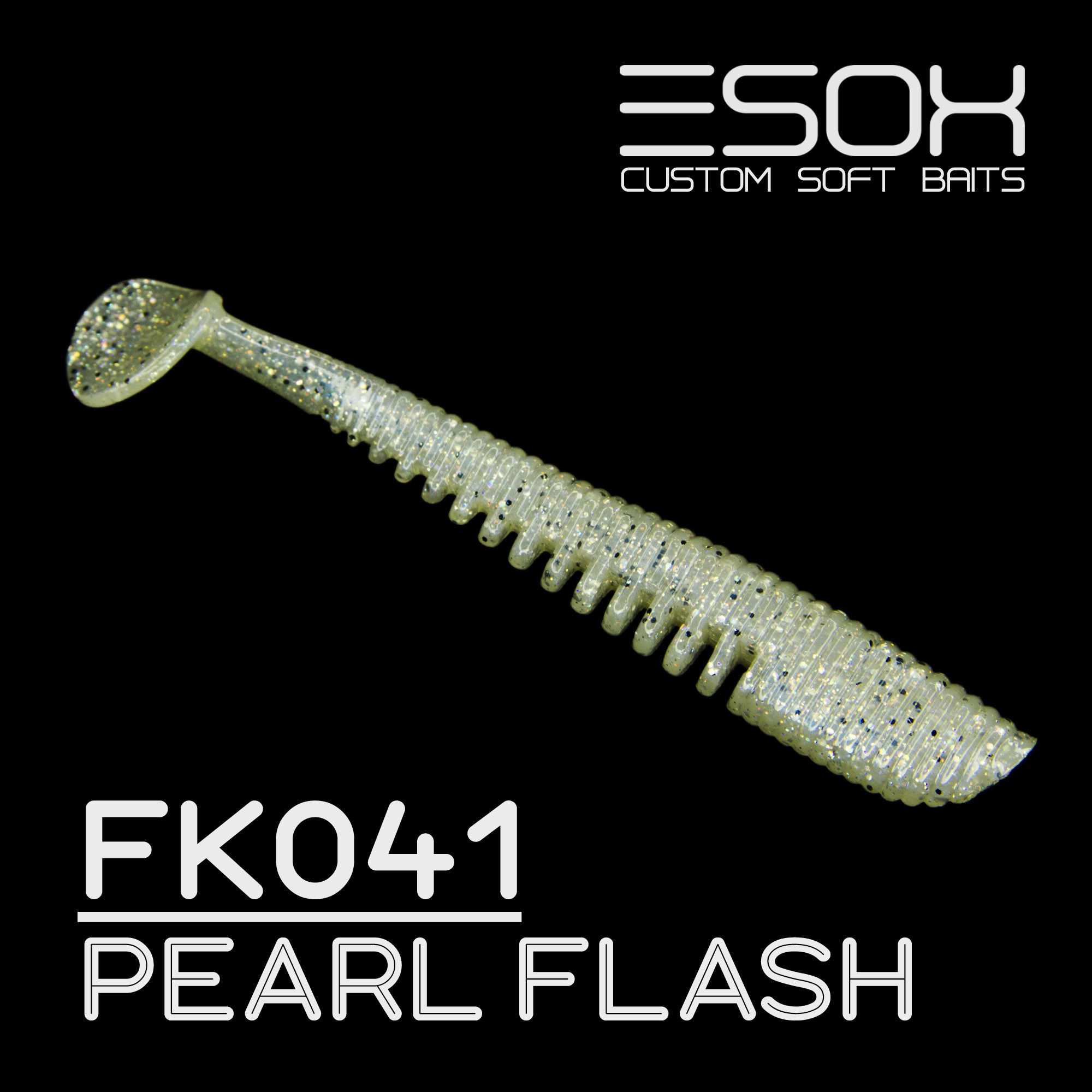 

Силиконовая приманка Esox Awanura 100 мм цвет fk041 Pearl Flash 5 шт, Разноцветный, Awanura