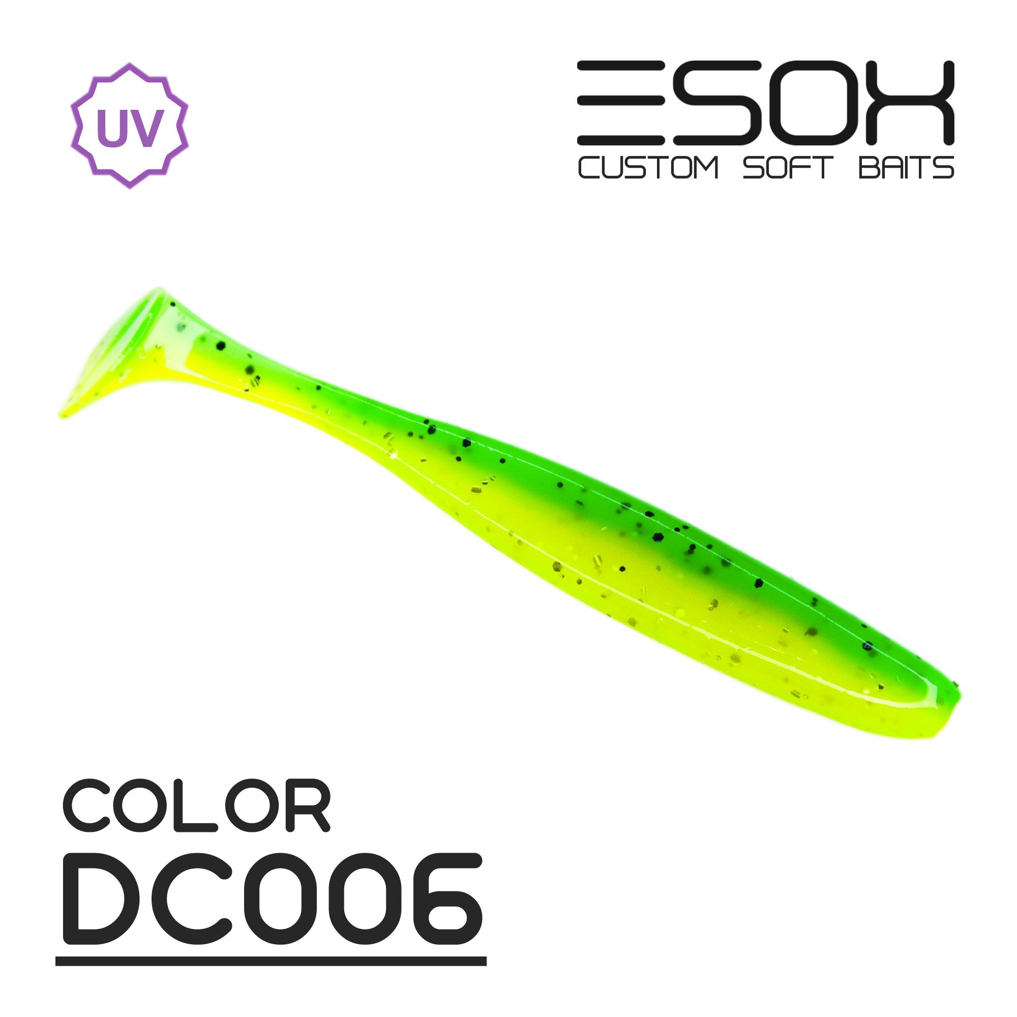 

Силиконовая приманка Esox Sheasy 92 мм цвет dc006 5 шт, Разноцветный, Sheasy
