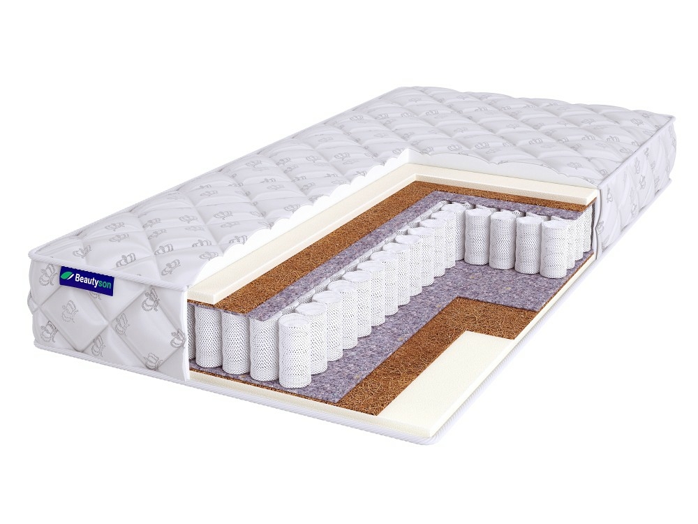 

Матрас Beautyson Roll Spring Balance S600 160х195, Бежевый;белый;серый;серебристый, Roll Spring Balance S600