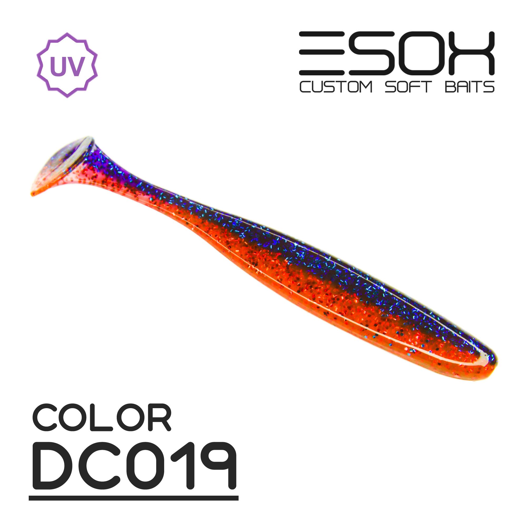 

Силиконовая приманка Esox Sheasy 92 мм цвет dc019 5 шт, Разноцветный, Sheasy