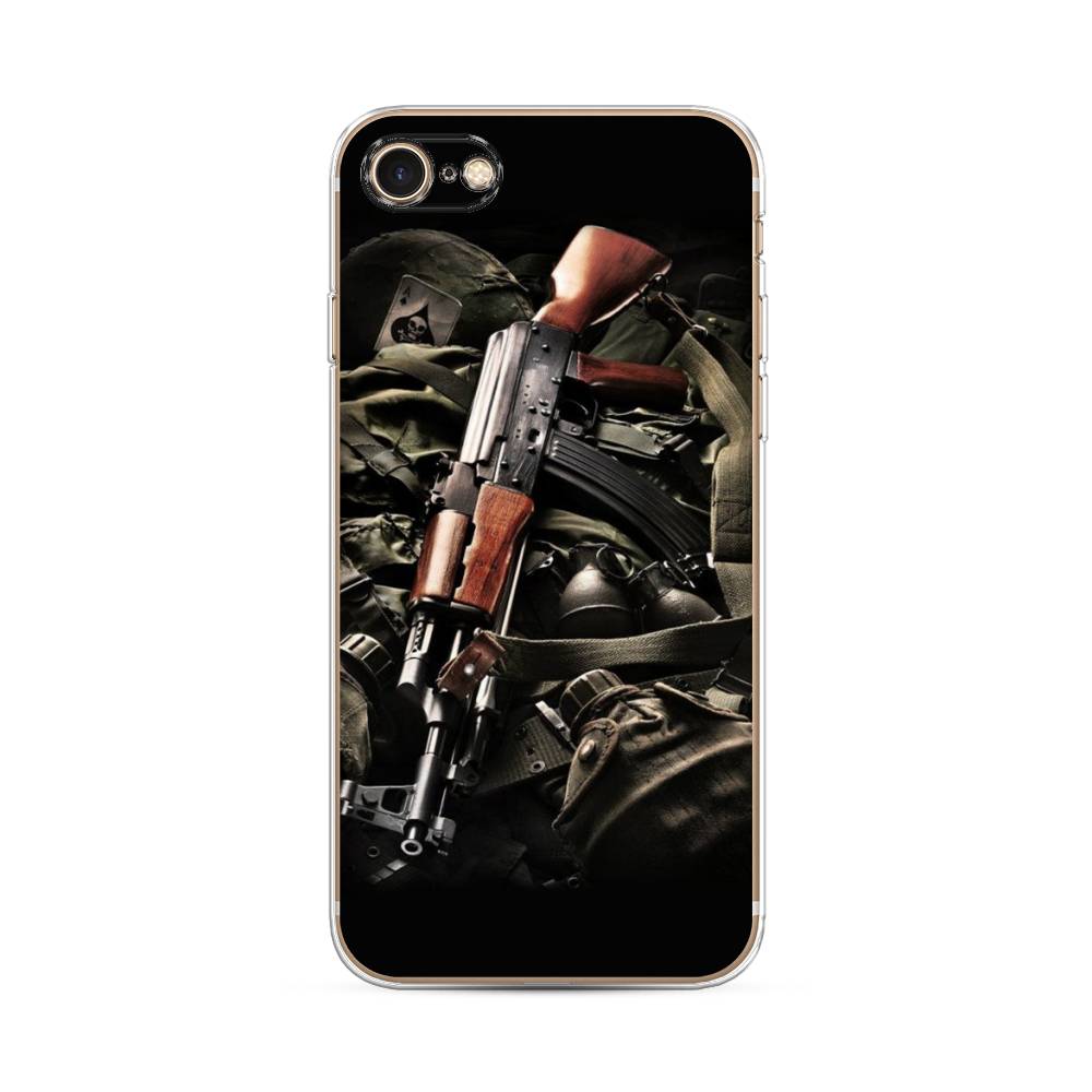 

Чехол Awog на Apple iPhone 8 / Айфон 8 "Автомат", Разноцветный, 10850-5