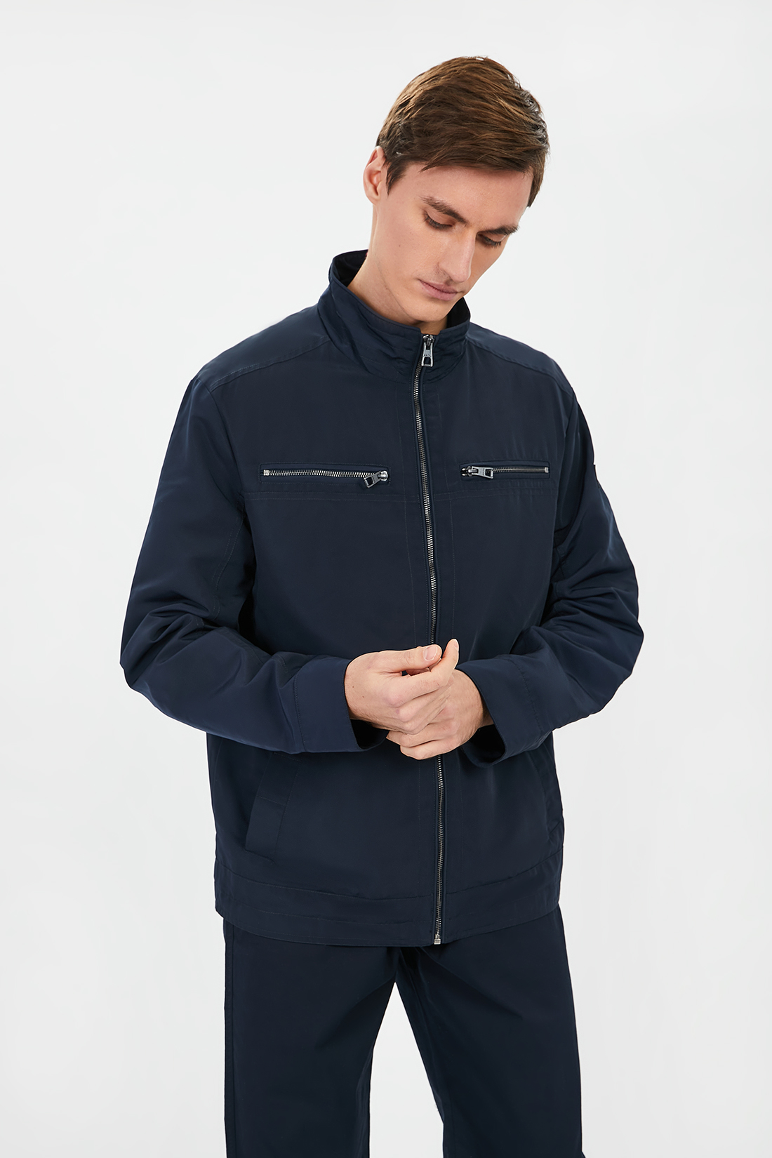 

Ветровка мужская Baon B601002 синяя 4XL, B601002