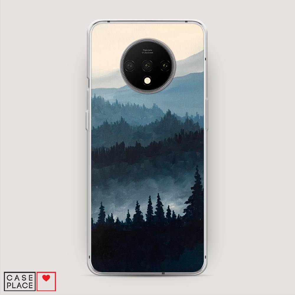 

Чехол Awog на OnePlus 7T / ВанПлас 7T "Туманные горы", Бежевый;серый;черный, 150950-4
