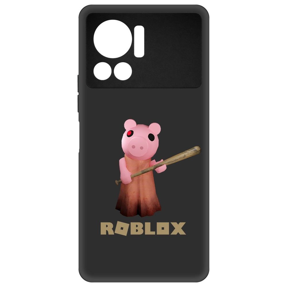 

Чехол-накладка Софт Roblox-Пигги для Infinix Note 12 VIP, Черный