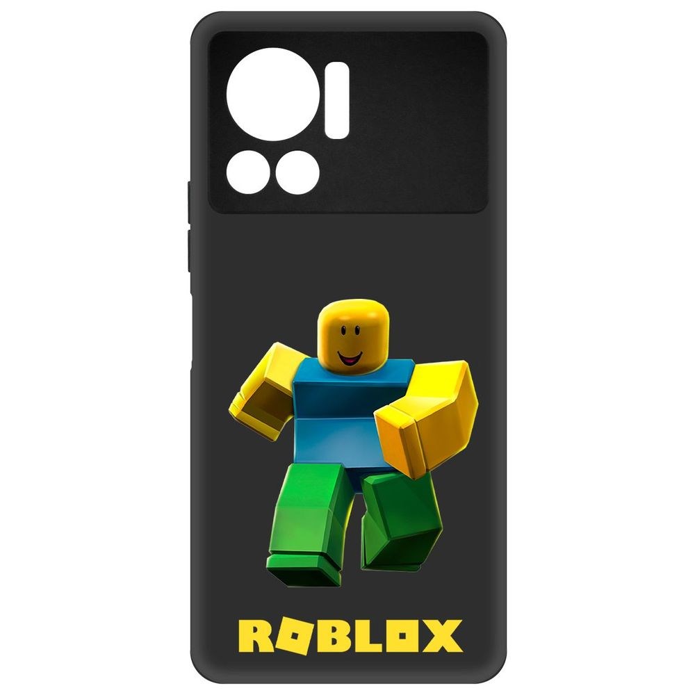 

Чехол-накладка Софт Roblox-Классический Нуб для Infinix Note 12 VIP, Черный