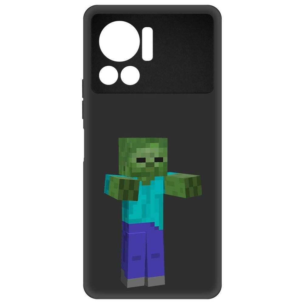 

Чехол-накладка Софт Minecraft-Гигант для Infinix Note 12 VIP, Черный
