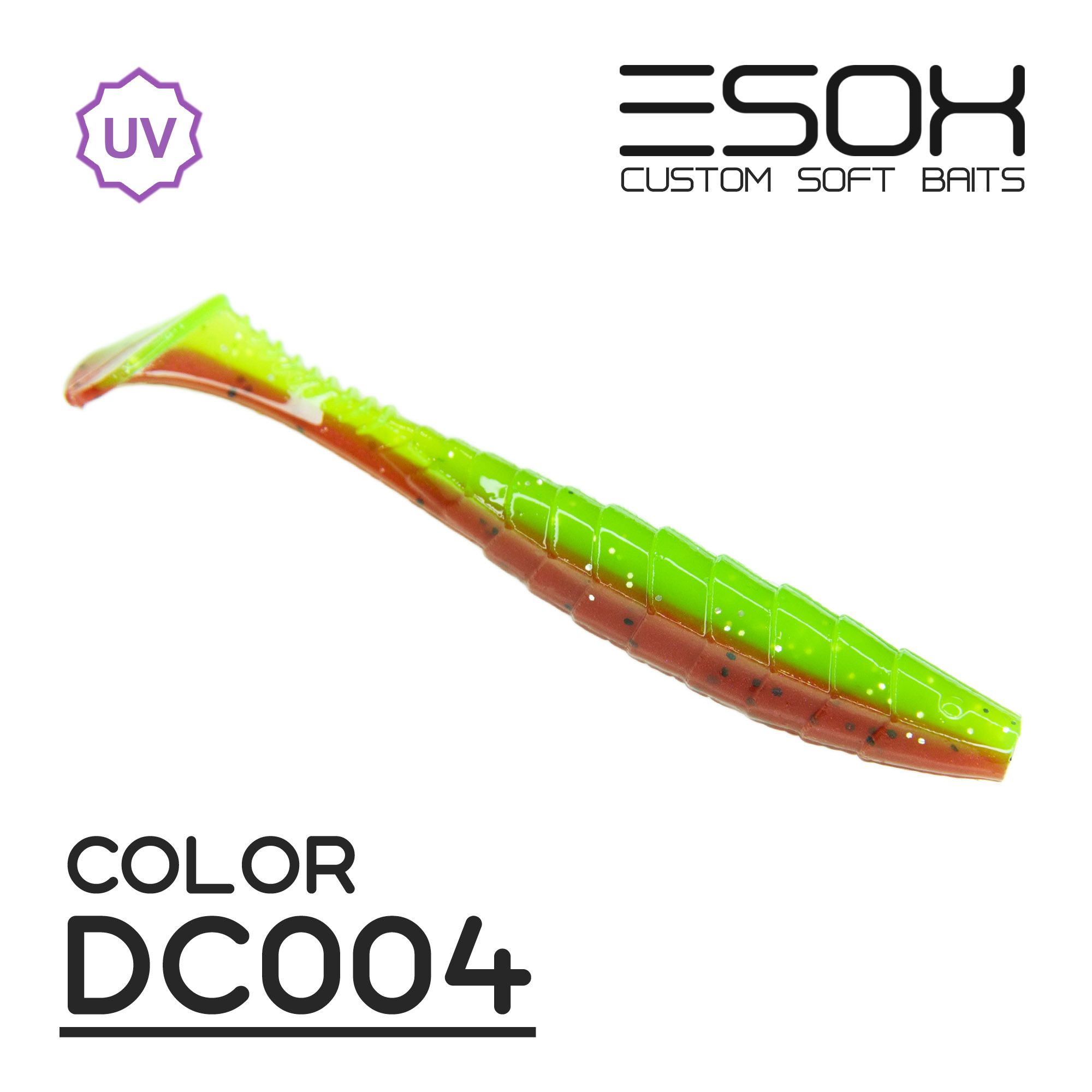 

Силиконовая приманка Esox Gekasa 102 мм цвет dc004 5 шт, Разноцветный, Gekasa