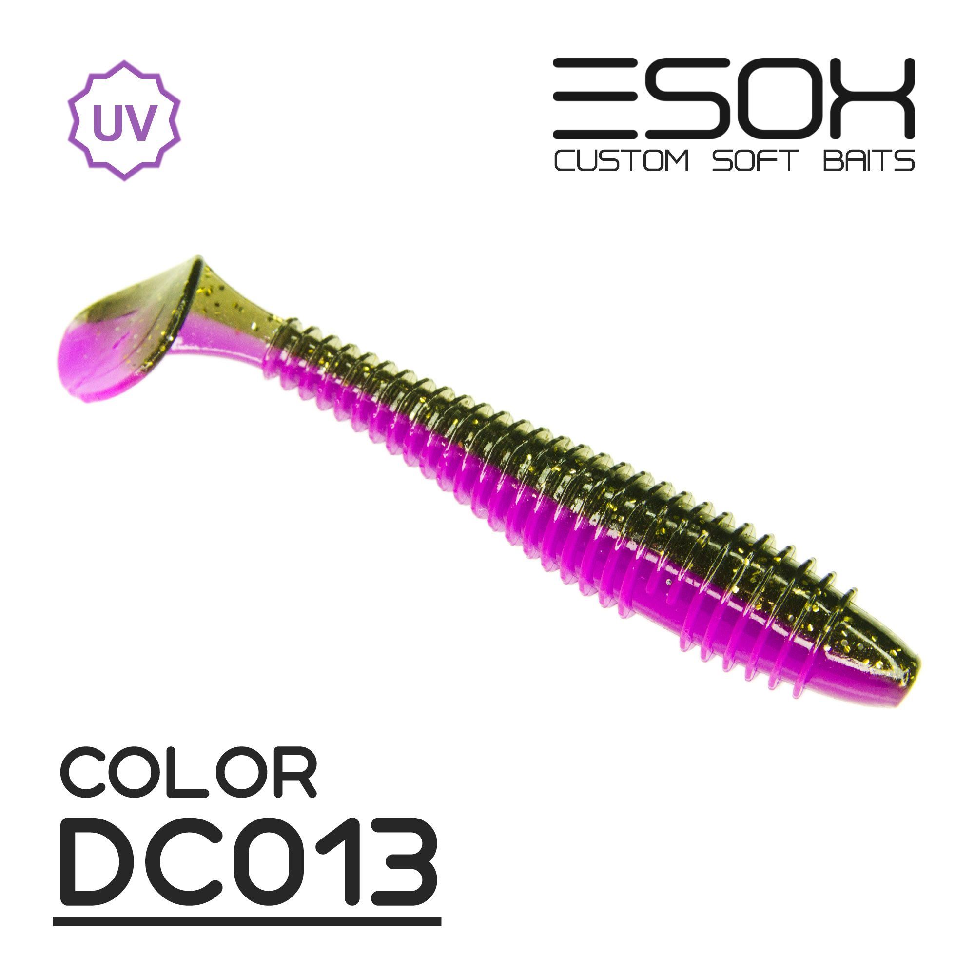 

Силиконовая приманка Esox Swinky Fat 92 мм цвет dc013 4 шт, Разноцветный, Sheasy