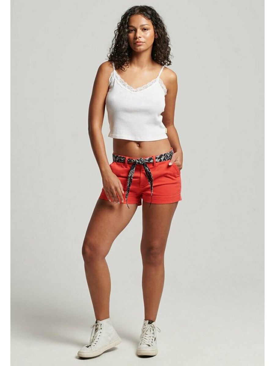 

Повседневные шорты женские Superdry SU221S09F красные 40 EU, Красный, SU221S09F