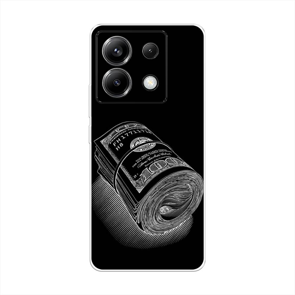 

Силиконовый чехол "Кубышка денег" на Xiaomi Poco X6, Черный