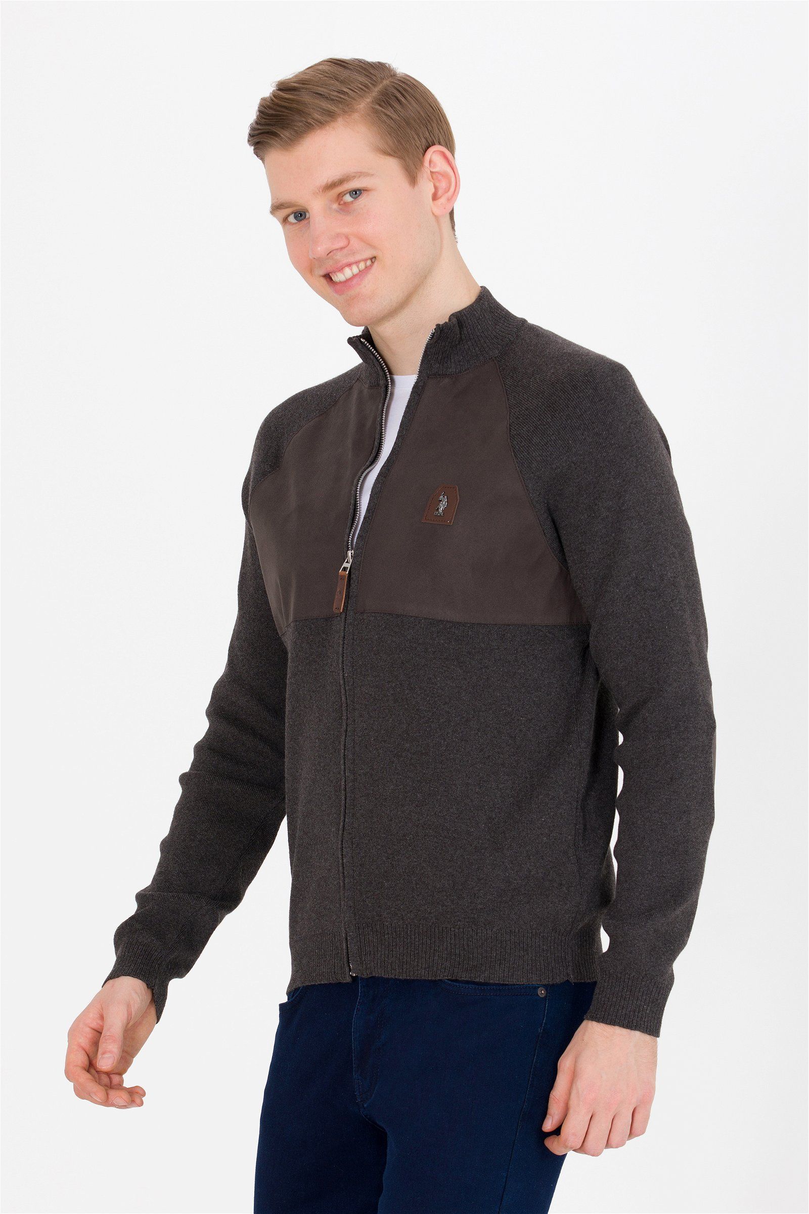 

Кардиган мужской US Polo Assn G081SZ0TH0BIANCO серый 2XL, G081SZ0TH0BIANCO