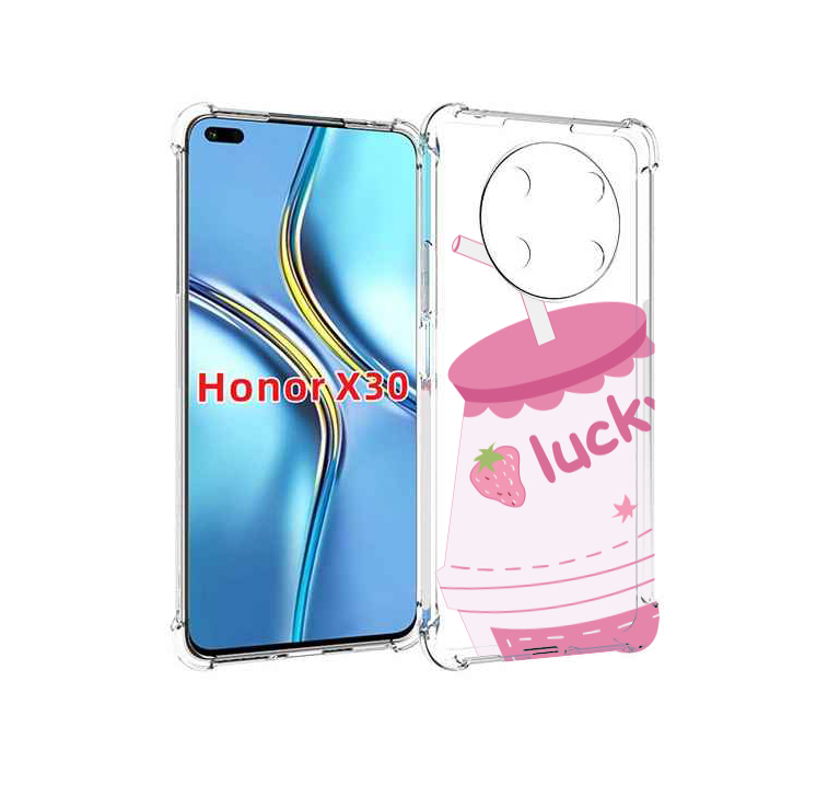 

Чехол MyPads удачный-напиток для Honor X30 / Magic4 Lite 5G, Прозрачный, Tocco