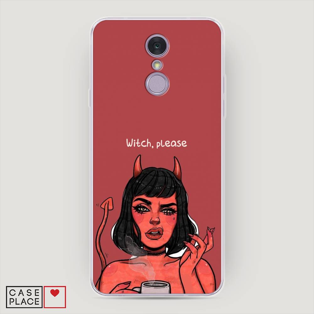 

Чехол Awog на LG Q7 (Plus, Alpha) "Evil Girl", Красный;черный, 83550-6