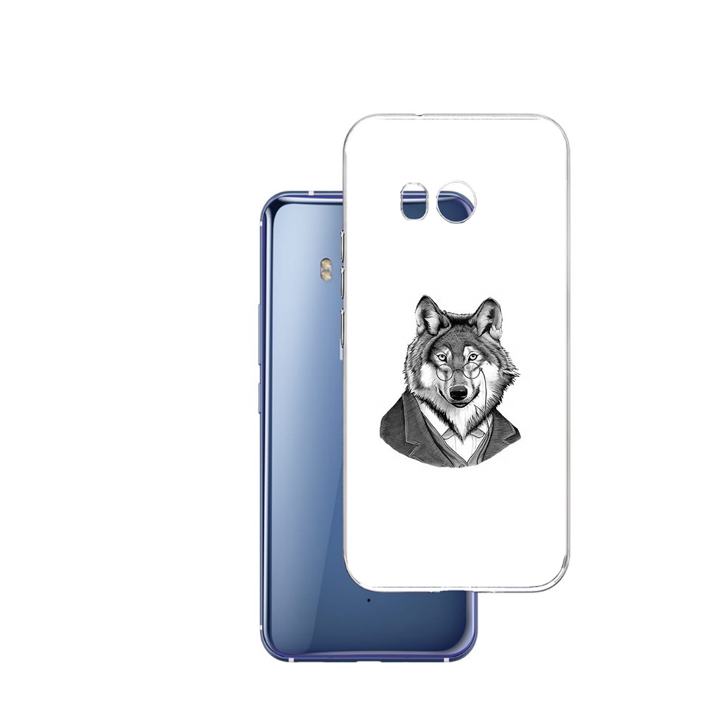 

Чехол MyPads Tocco для HTC U11 волк в пиджаке, Прозрачный, Tocco