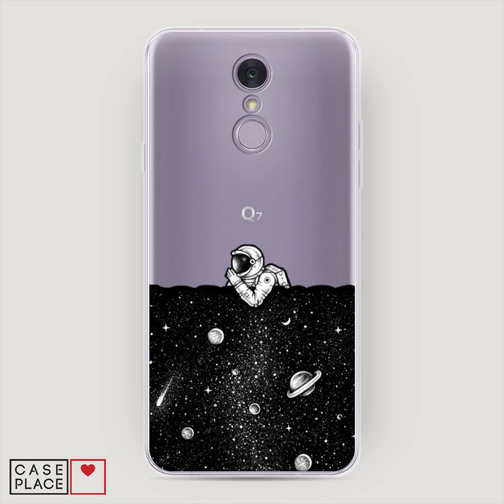 

Чехол Awog на LG Q7 (Plus, Alpha) "Космический сон", Серый, 83550-4