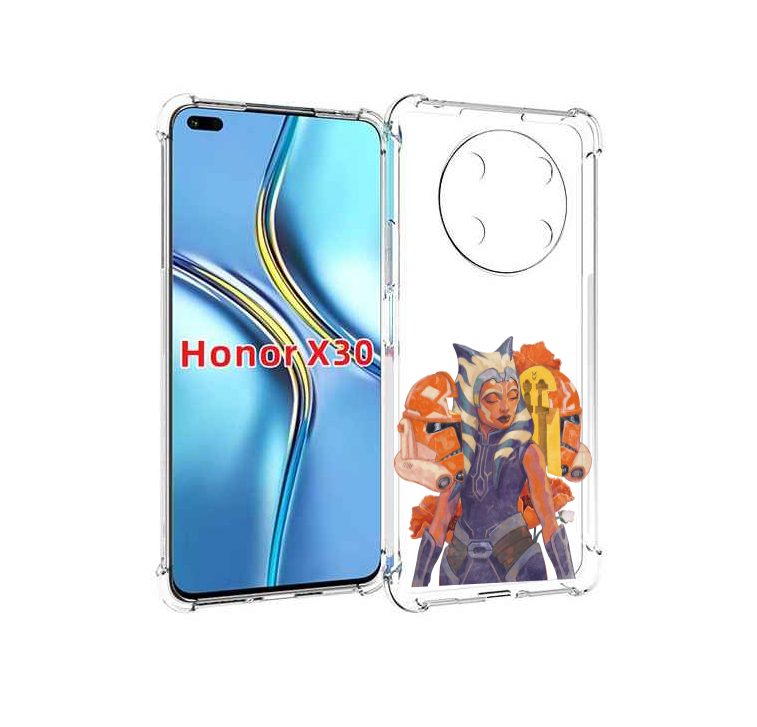

Чехол MyPads тогрута-асока-тано для Honor X30 / Magic4 Lite 5G, Прозрачный, Tocco
