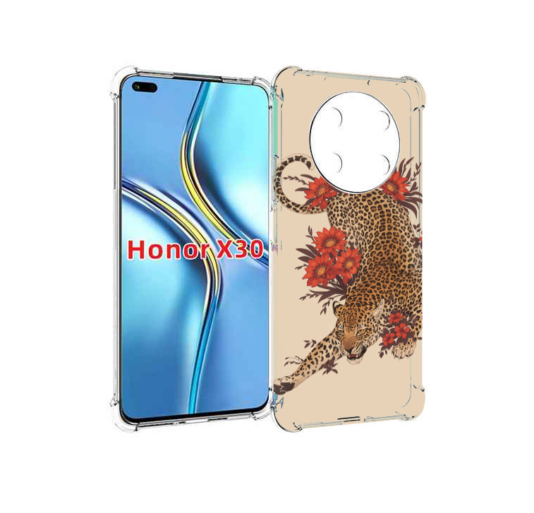 

Чехол MyPads тигр-из-цветов для Honor X30 / Magic4 Lite 5G, Прозрачный, Tocco
