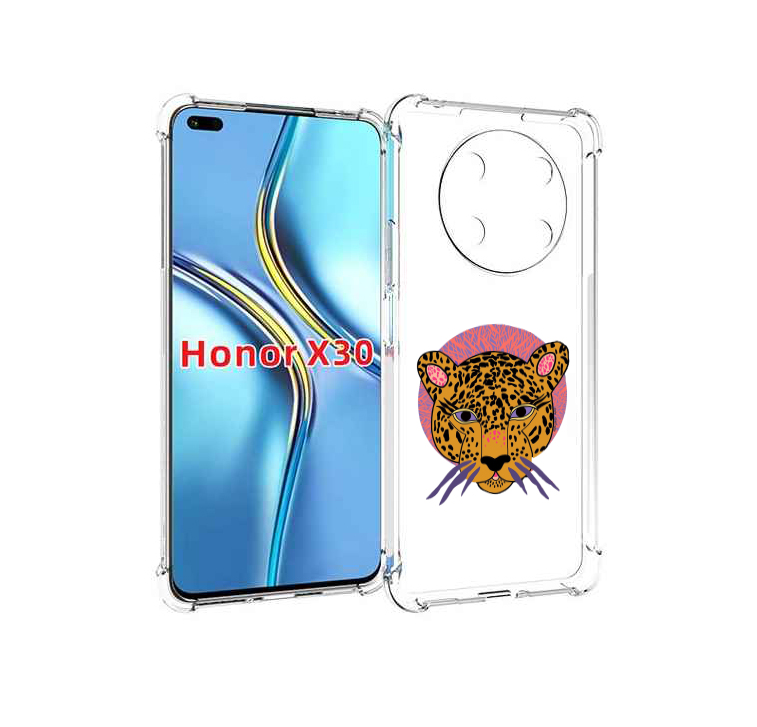 

Чехол MyPads тигр-в-кругу для Honor X30 / Magic4 Lite 5G, Прозрачный, Tocco